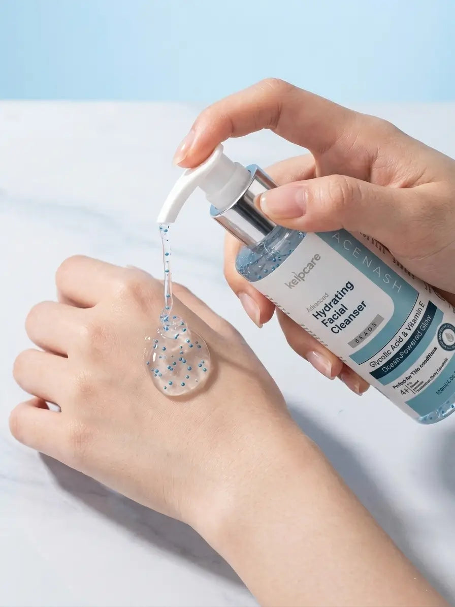 glycolic acid face wash with Vitamin E