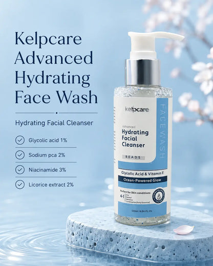 kelpcare glycolic acid face wash