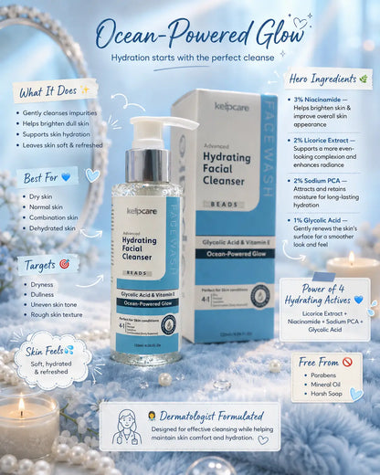 Kelpcare niacinamide face wash