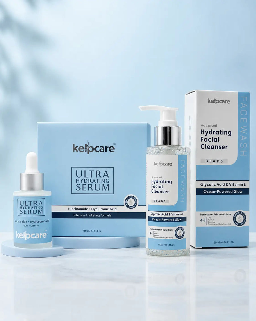 Kelpcare Hydrating Facewash and Serum Kit